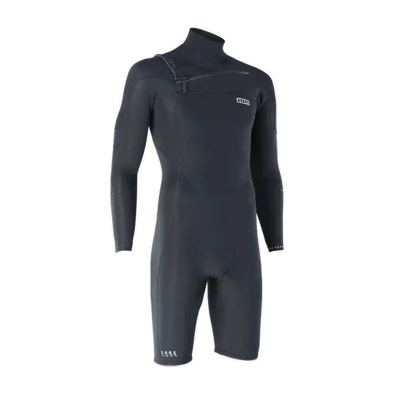 ION Wetsuit Seek Core 3/2 Shorty LS Front Zip men